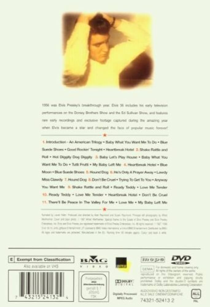 Elvis Presley: Elvis '56 [DVD]: Amazon.co.uk: Levon Helm